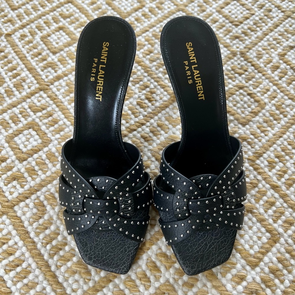 Saint Laurent Tribute Mules 85 sandals size 37.5